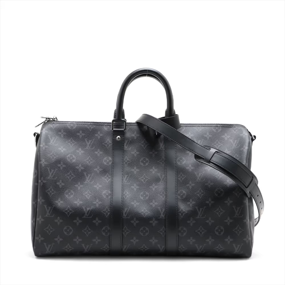 Louis Vuitton Monogram Eclipse Keepall Bandouliere 45
