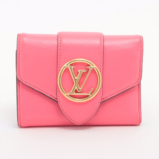 Louis Vuitton LV Pont Neuf Compact Wallet Pink x Blue