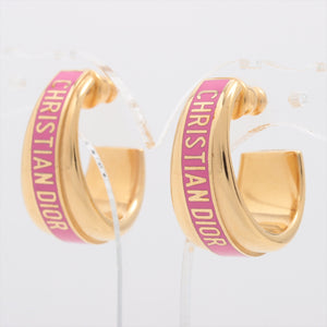 Dior Code Earrings in Rani Pink Lacquer