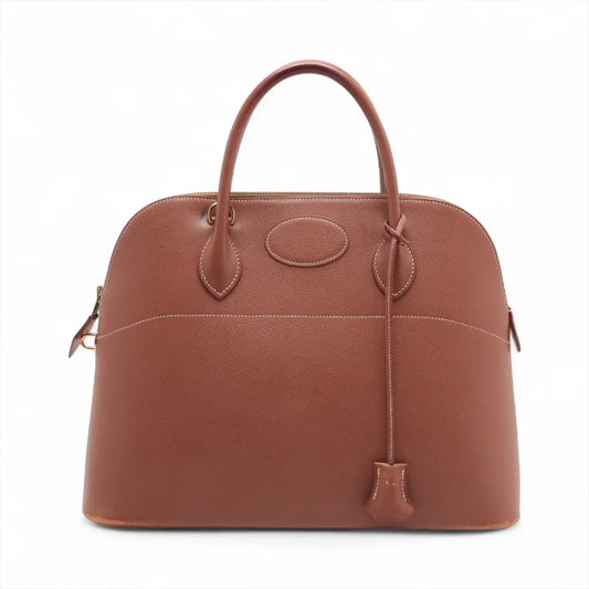 Hermès Bolide 35 Cushbell Shoulder Bag Gold