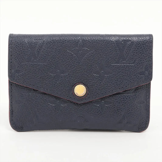 Louis Vuitton Empreinte Pochette Coin Purse Marine Rouge