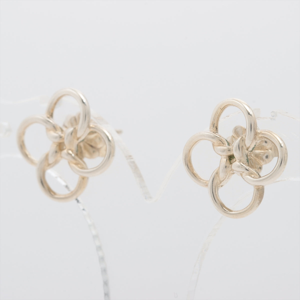 Tiffany Flower Stud Earrings Silver – Redo Luxury