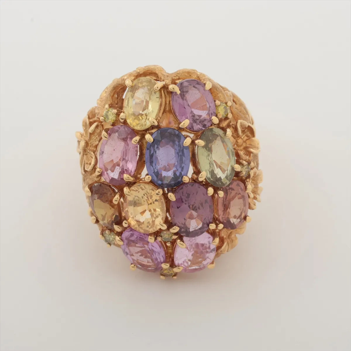Sapphire Diamond Ring Multicolor