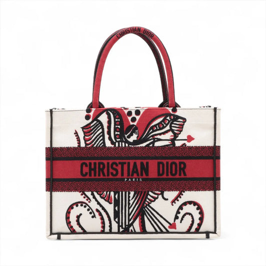 Christian Dior Embroidered Cupidon Medium Book Tote Bag