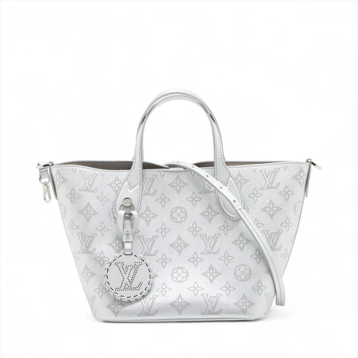 Louis Vuitton Mahina Monogram Blossom PM Metallic Silver