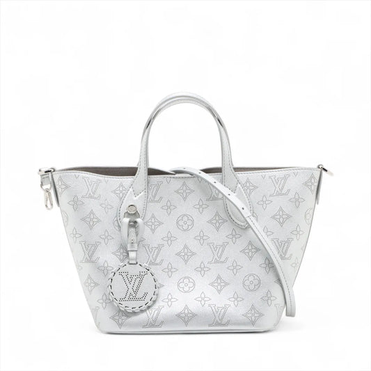 Louis Vuitton Mahina Monogram Blossom PM Metallic Silver