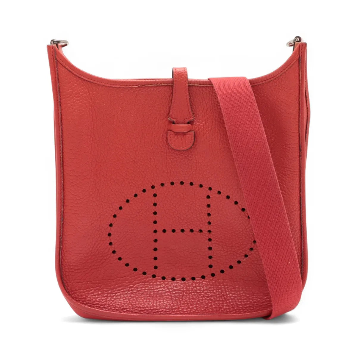 Hermès Evelyn II PM Taurillon Clemence Red