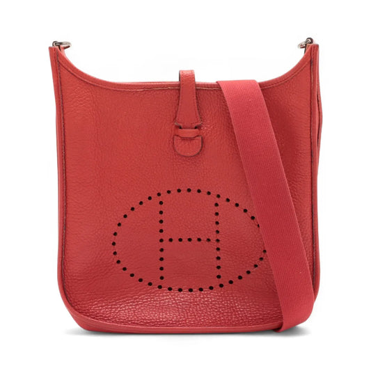 Hermès Evelyn II PM Taurillon Clemence Red