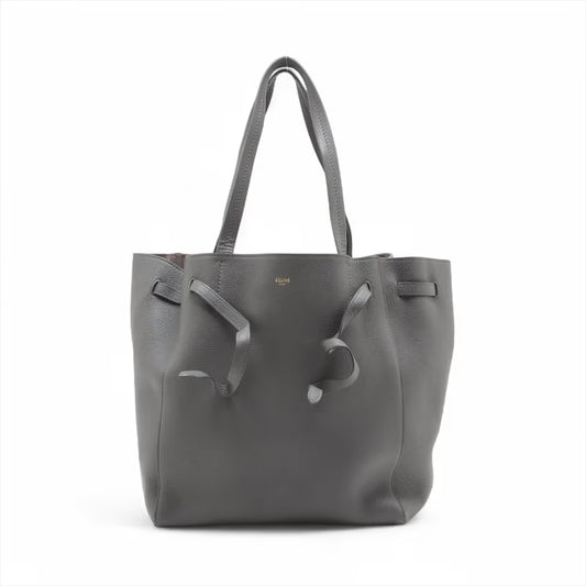 Celine Hippo Phantom Small Leather Tote Bag Gray