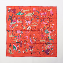 Load image into Gallery viewer, #1 Hermès Les Confessions Scarf Silk Red