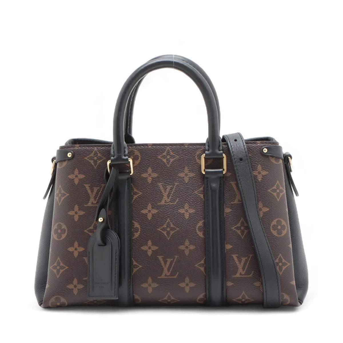 Louis Vuitton Monogram Soufflot BB Brown x Black