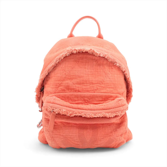 Chanel CC Logo Chain Backpack Orange