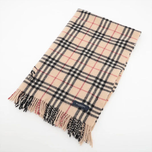 Burberry Nova Check Wool Scarf Beige