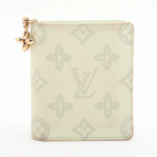 Louis Vuitton Monogram LV Charm Pocket Wallet Light Green