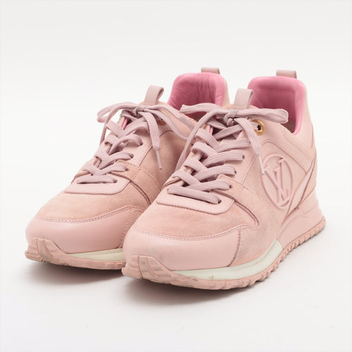 Best Louis Vuitton Run Away Calfskin Sneakers Pink