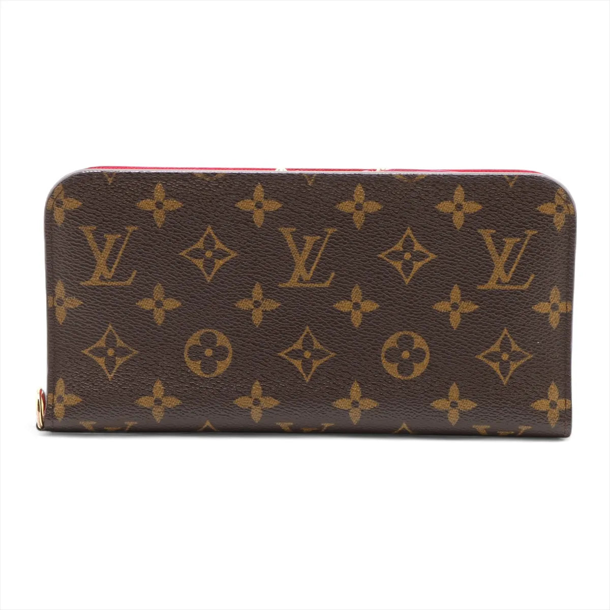 Louis Vuitton Monogram Insolite Zippy Wallet Brown x Hot Pink