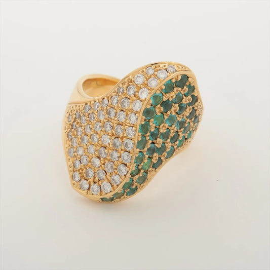 Paraiba Tourmaline Diamond Ring Gold