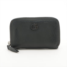 Load image into Gallery viewer, Gucci Double G  Leather Coin Purse Black