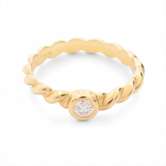 Tiffany & Co. Twist Band Diamond Ring