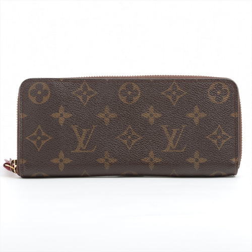 Louis Vuitton Monogram Clemence Long Wallet Fuschia