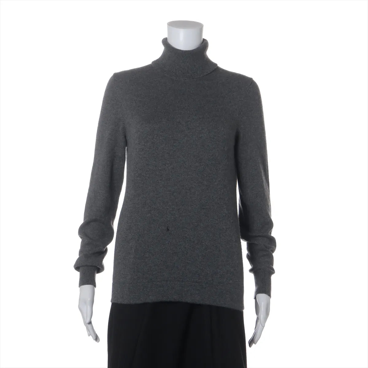 Hermes Cashmere Turtleneck Knit Gray