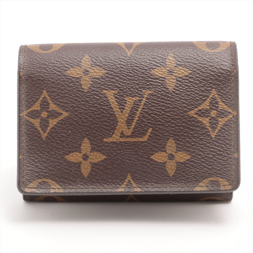 Louis Vuitton Monogram Envelope Cult De Visite Brown Card Case