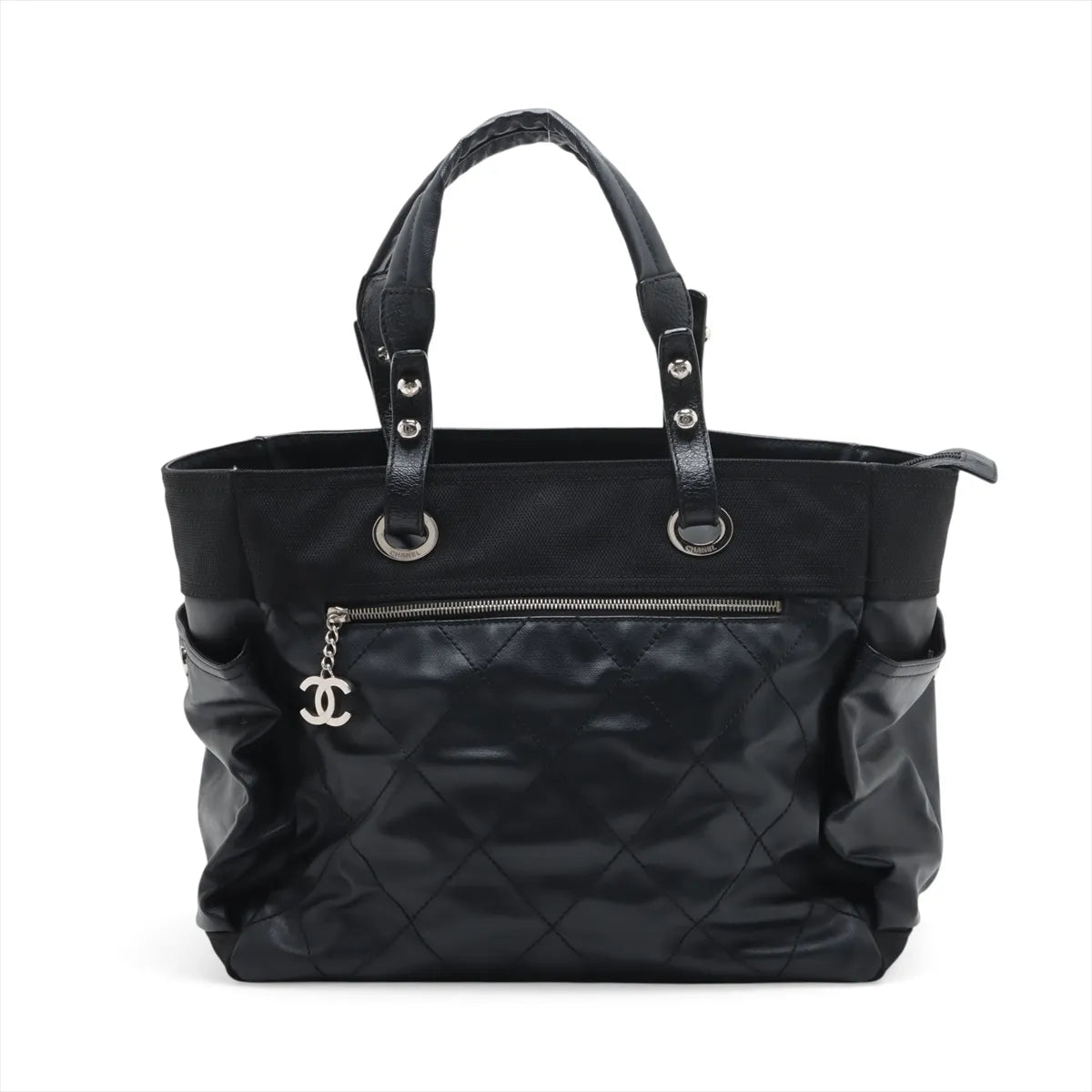Chanel Paris Biarritz GM Tote Bag Black