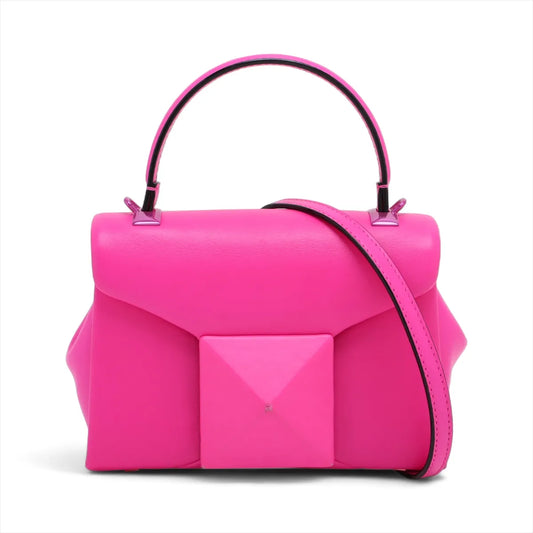 Valentino Garavani One Stud Two-Way Handbag Pink