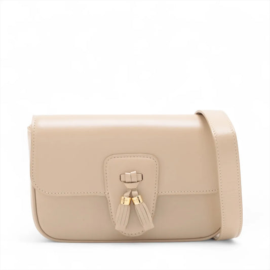 Celine Tassels Leather Waist Bag Beige