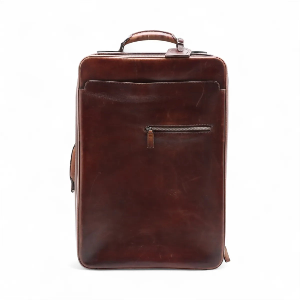 Berluti Formula 1000 Leather Suitcase Brown