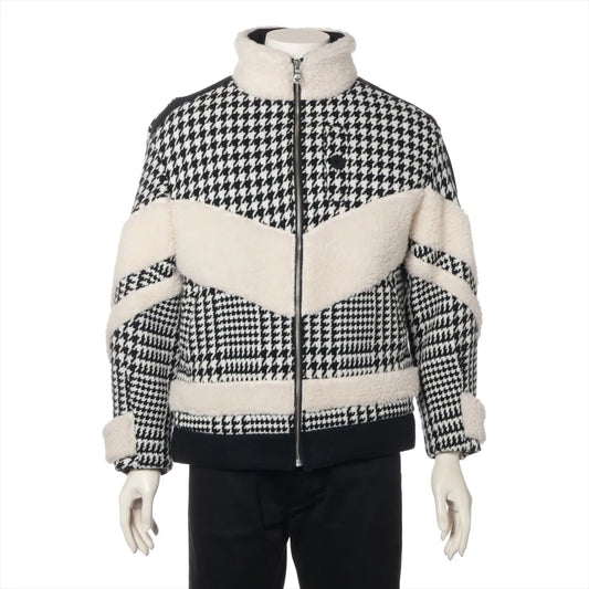 Phenomenon Houndstooth Wool Jacket White x Black