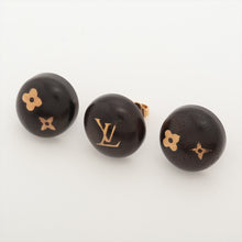 Load image into Gallery viewer, Louis Vuitton Sylvania Tigerwood Stud Earring