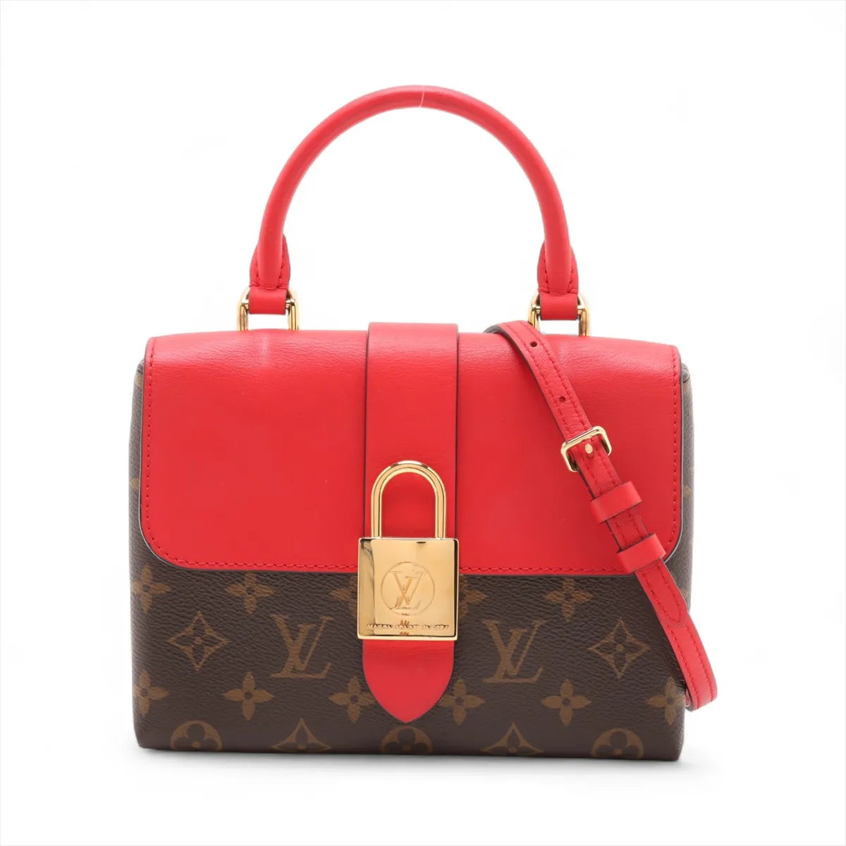 Louis Vuitton Monogram Rocky BB Red