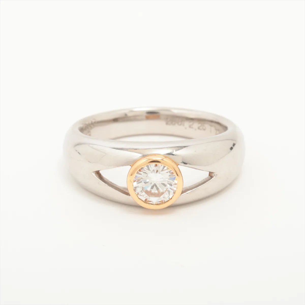 K.UNO Diamond Ring Rose Gold × Platinum