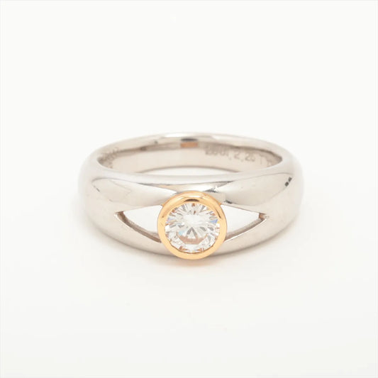 K.UNO Diamond Ring Rose Gold × Platinum