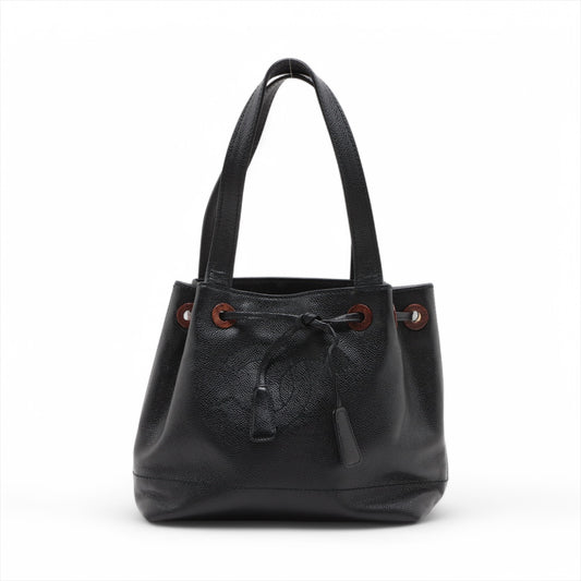 Chanel CC Logo Caviar Skin Drawstring Tote Bag Black * PREORDER *