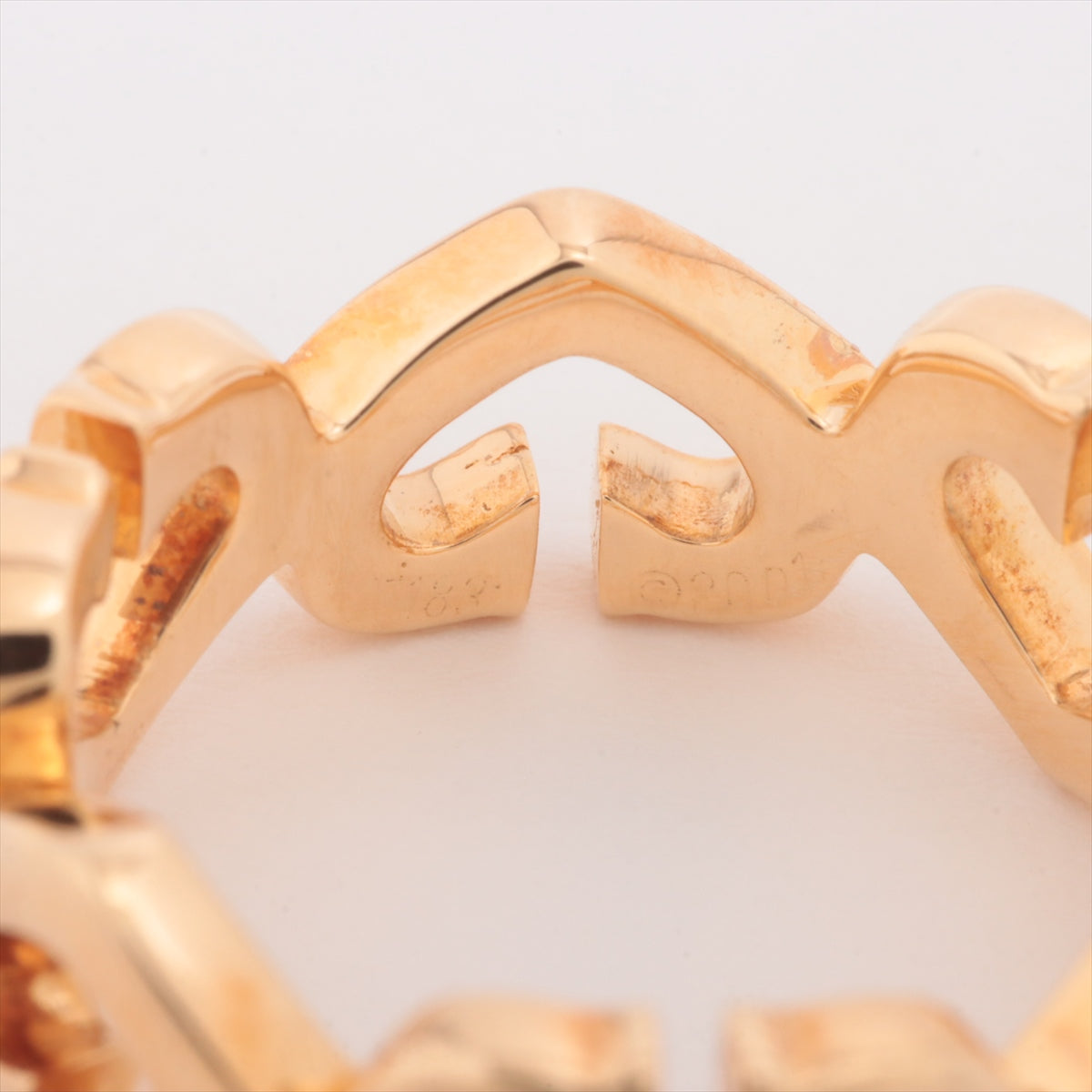 #1 Cartier C Hearts Diamond Ring Gold