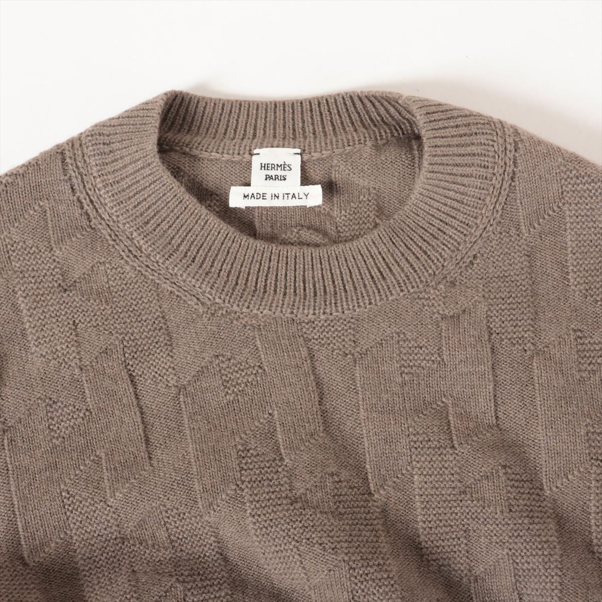 #1 Hermès H Wool Knit Brown