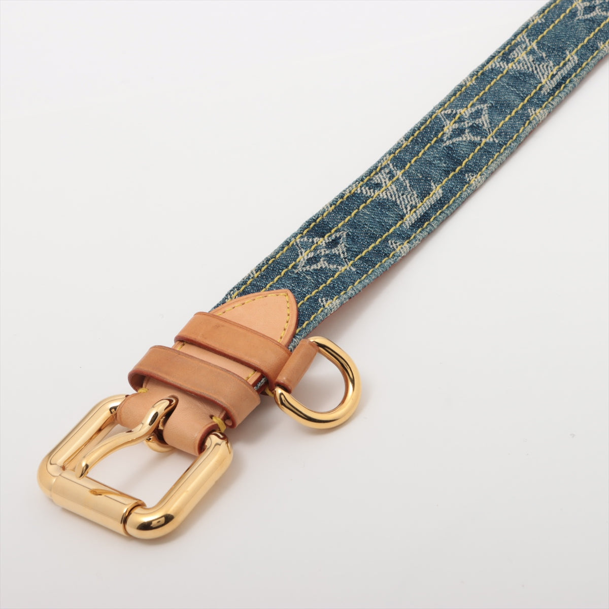 #1 Louis Vuitton Monogram Denim Belt