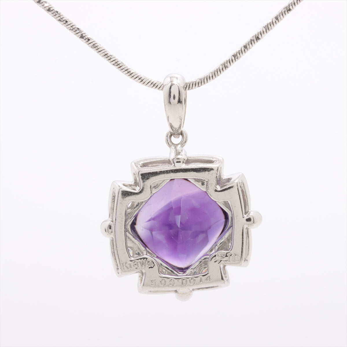 #1 Okumura Yoshihiko Amethyst Diamond Necklace