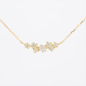 Ahkah BB Diamond Necklace Yellow Gold