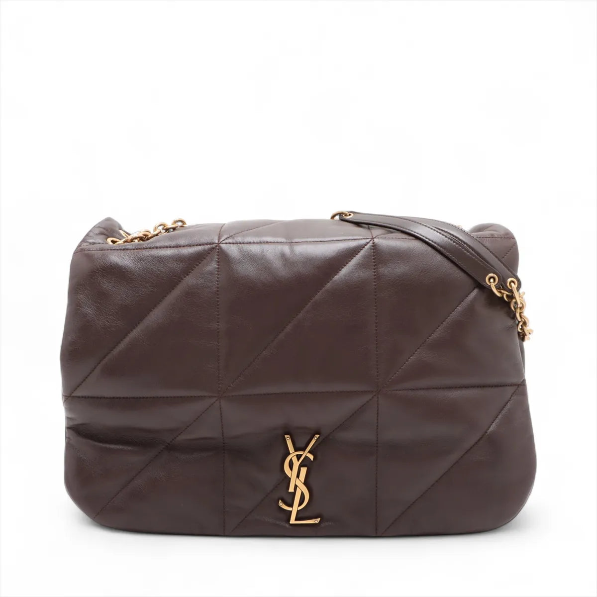 Saint Laurent Paris Jamie 4.3 Leather Chain Shoulder Bag Brown