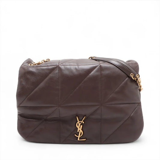 Saint Laurent Paris Jamie 4.3 Leather Chain Shoulder Bag Brown