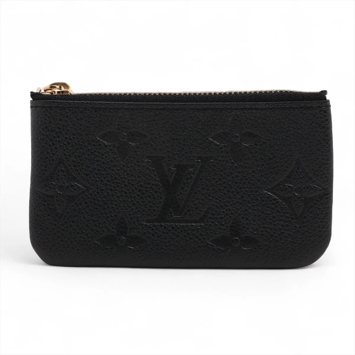 Louis Vuitton Monogram Empreinte Pochette Coin Purse Black
