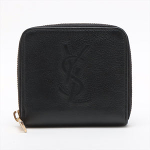 Saint Laurent Paris Leather Wallet Black