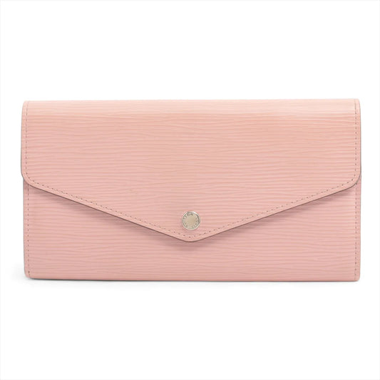 Louis Vuitton Epi Portefeuille Sarah Long Wallet Pink