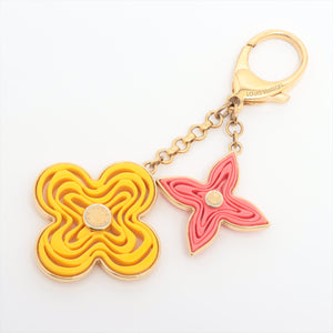 Best Louis Vuitton Floral Bag Charm Yellow & Pink