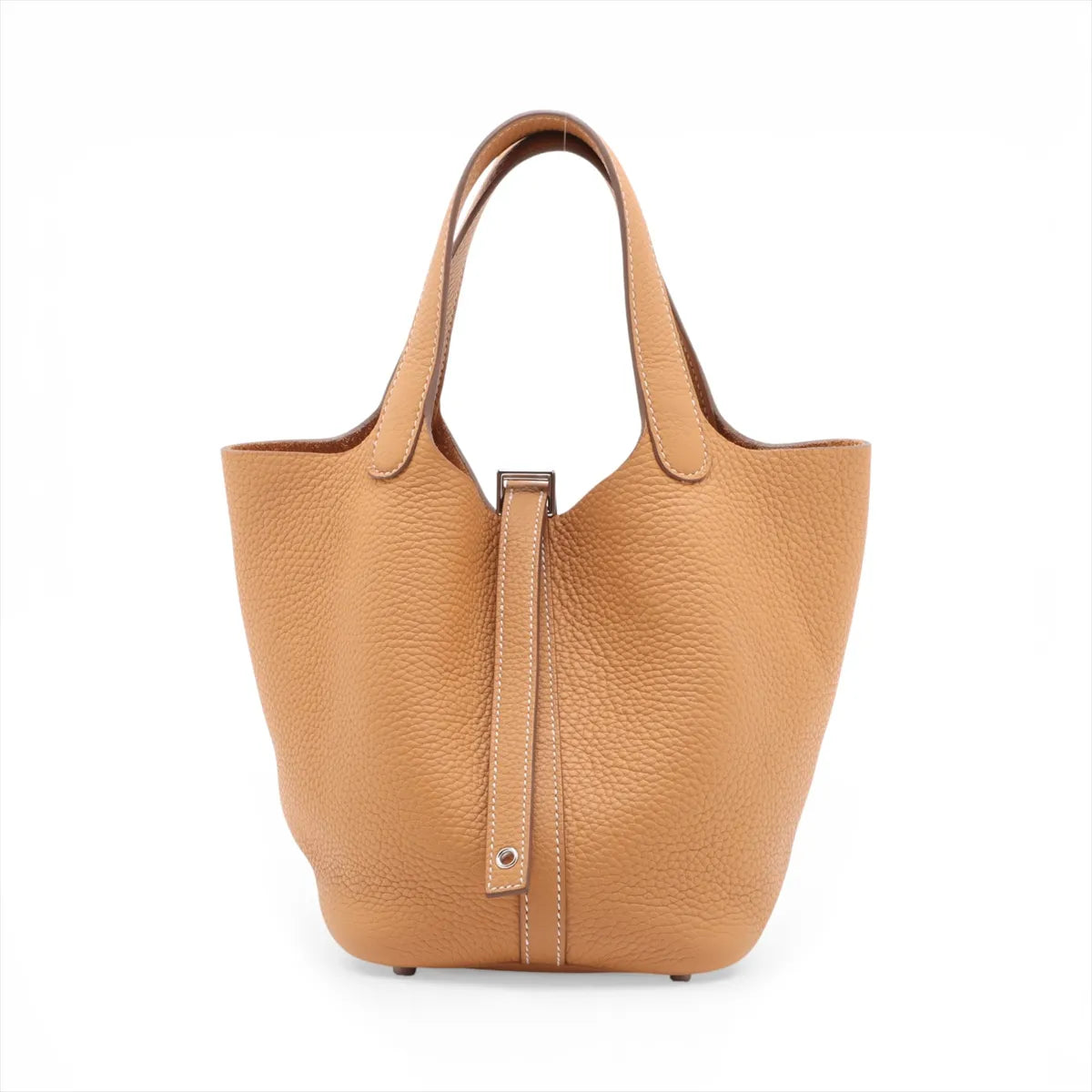 Hermes Picotin Lock 18 PM Taurillon Clemence Natural Sable