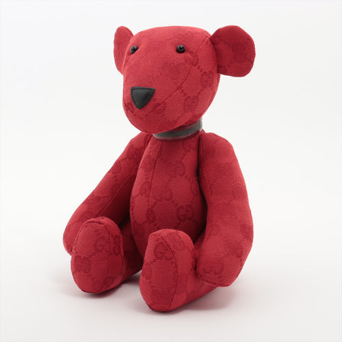 Gucci GG Stuffed Teddy Bear Cotton Red