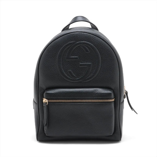Gucci Soho Leather Backpack Black